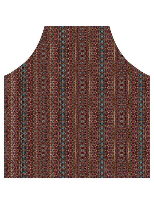 JoyArty Фартук кухонный "Этнический полосатый орнамент" 65x65x28 см, 65x65x28 см, фото 3