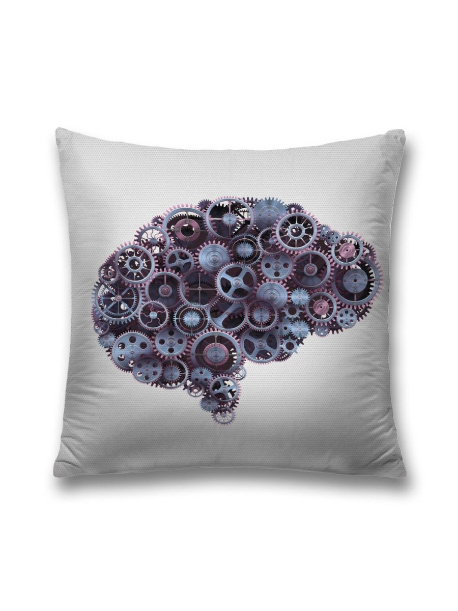Brain 45. Декоративная подушка с ромбами.