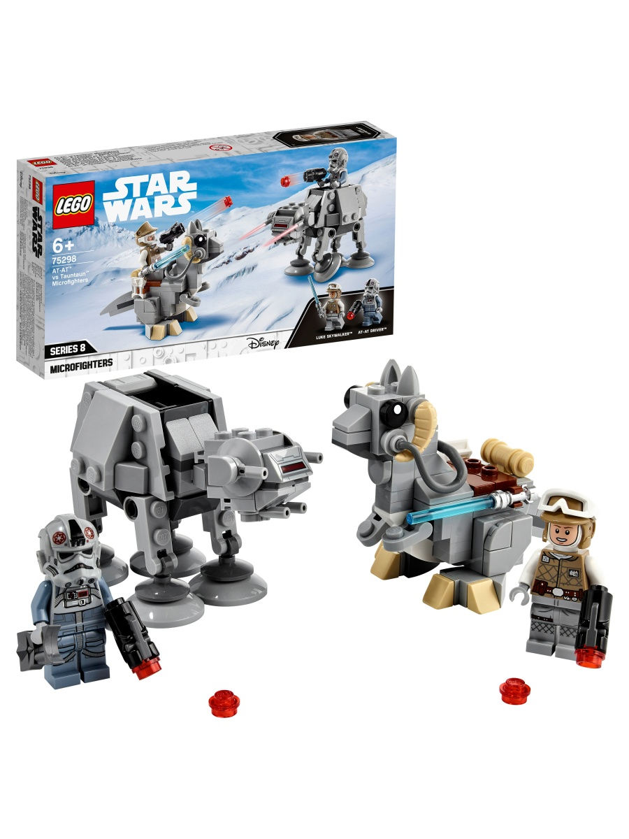 Конструктор LEGO Star Wars 75298 Микрофайтеры: AT-AT против таунтауна /  классная игрушка LEGO 19858084 купить в интернет-магазине Wildberries