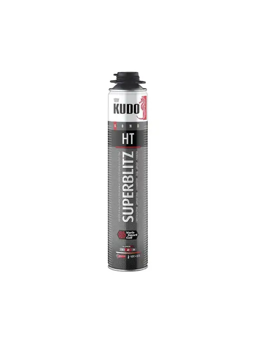 KUDO Клей-пена монтажная "Superblitz ht" 1000 мл 900 г, 1 л, 900 г