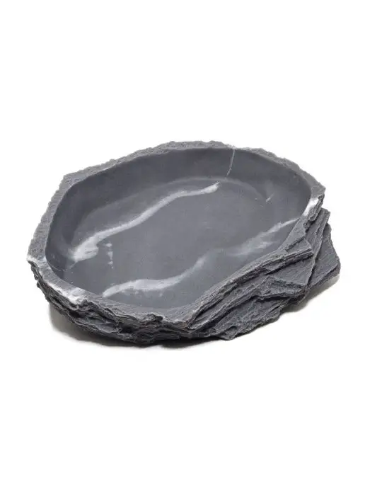 LUCKY REPTILE Кормушка-поилка для рептилий Granite, серый, фото 2