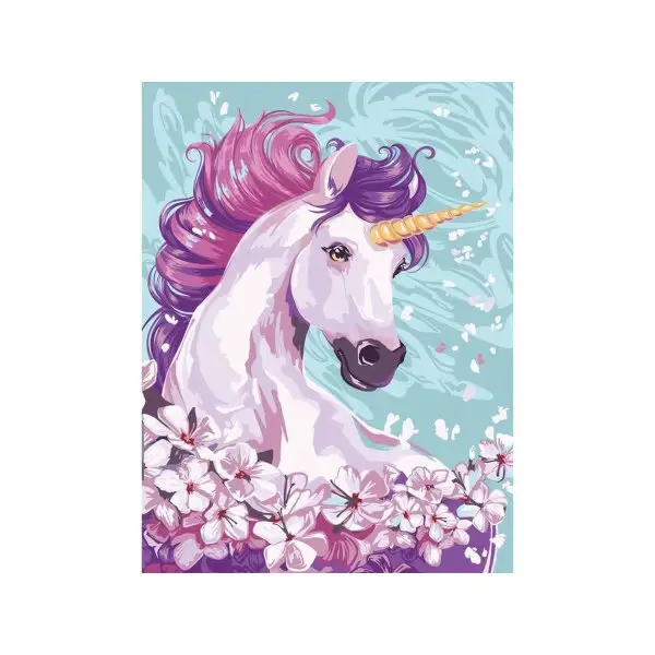 Алмазная вышивка с полным заполнением на холсте 30х40