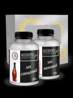 №3 Лак акриловый глянцевый, матовый 150г AccentO 19943001 купить за 446 ₽ в интернет‑магазине Wildberries