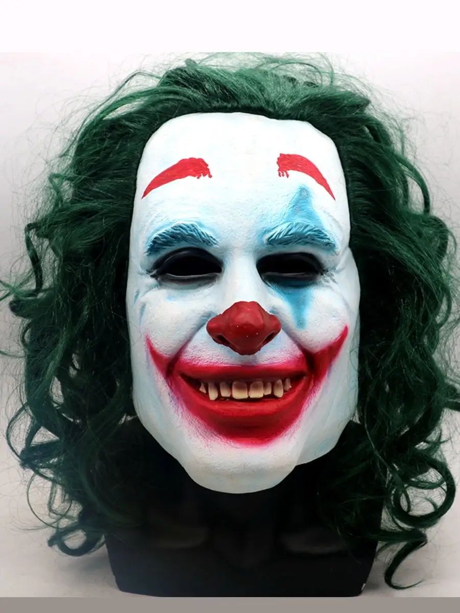 Маска для лица Джокер – для детей и взрослых на Хэллоуин или карнавал