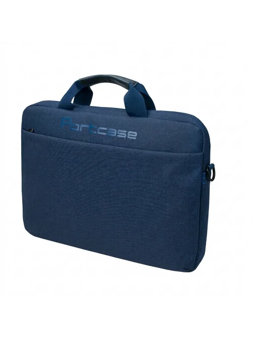 Portcase Сумка для ноутбука 14 13.3 13 и документов а4, синий, фото 2