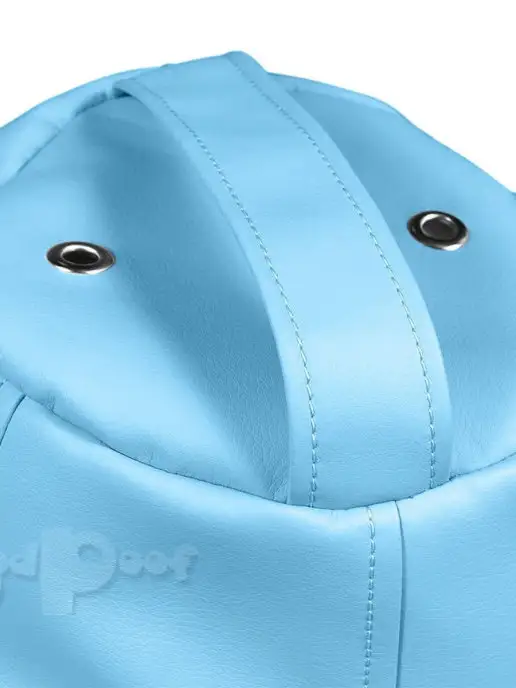 Goodpoof Кресло-мешок Груша Экокожа XXXXL, голубой, фото 2