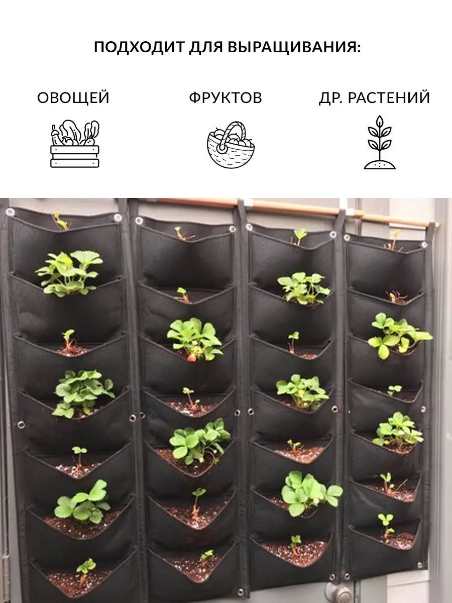 Гроубокс вертикальный секционный горшок для растений набор для выращивания  растений 2BE 19972171 купить в интернет-магазине Wildberries