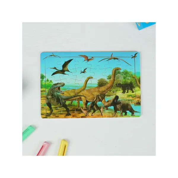 Пазл малый "Динозавры"