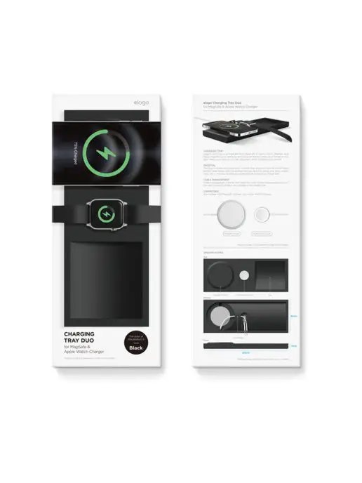 Elago Стенд MagSafe Tray Duo для iPhone Apple Watch Black, черный, фото 6