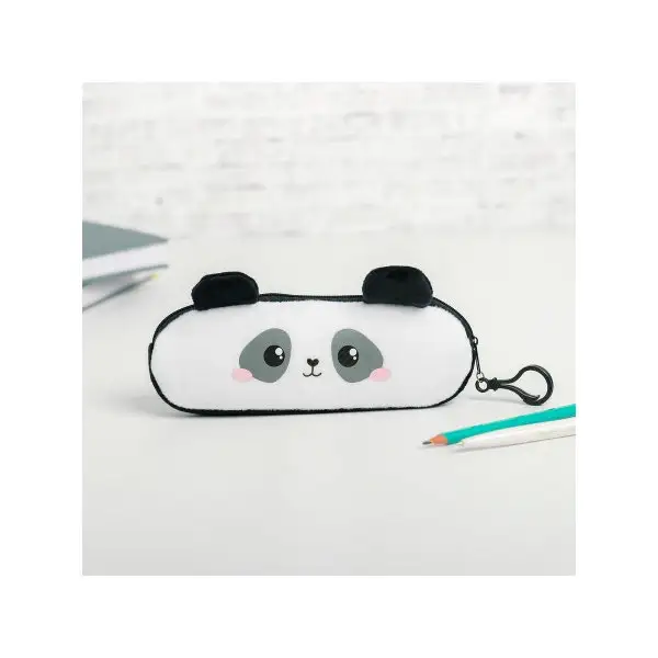 Школьный пенал "Панда", мягкий, 20х6,5см