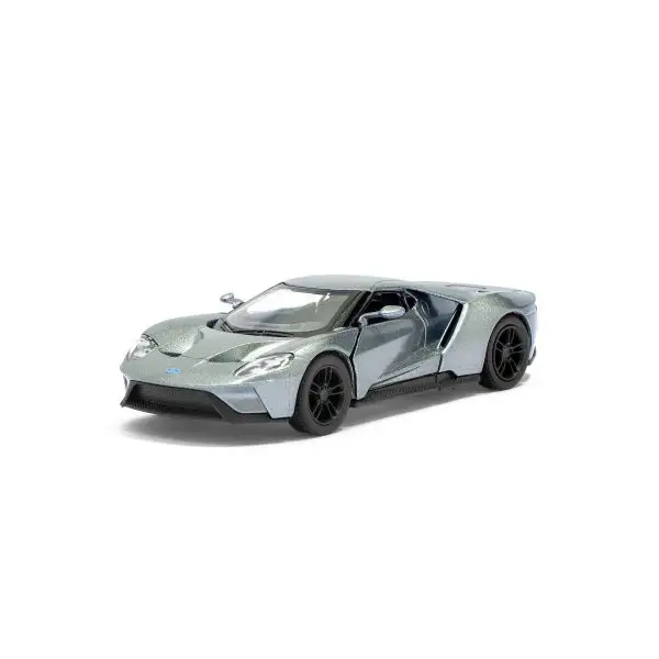 Машина металлическая Ford GT, 1:38, открываются двери, инерция, цвет синий