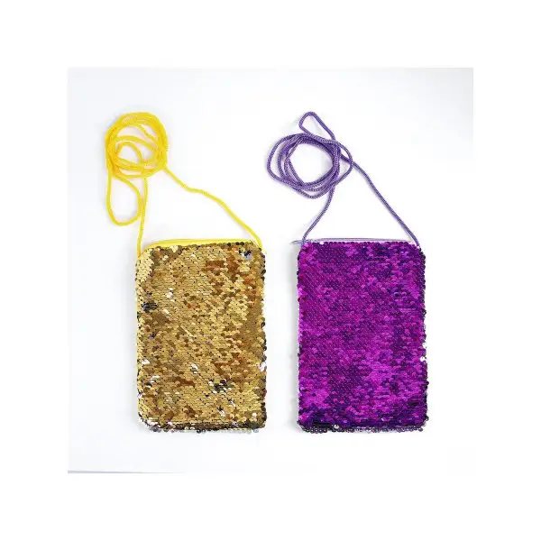 Сумка "Северное сияние", с пайетками