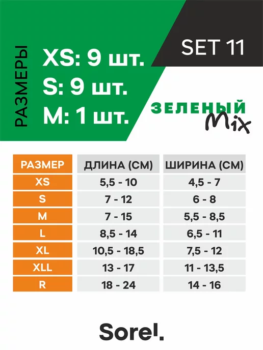 Sorel Made in Russia Зацепы для скалодрома Set №11, 19шт, 19 шт, фото 6