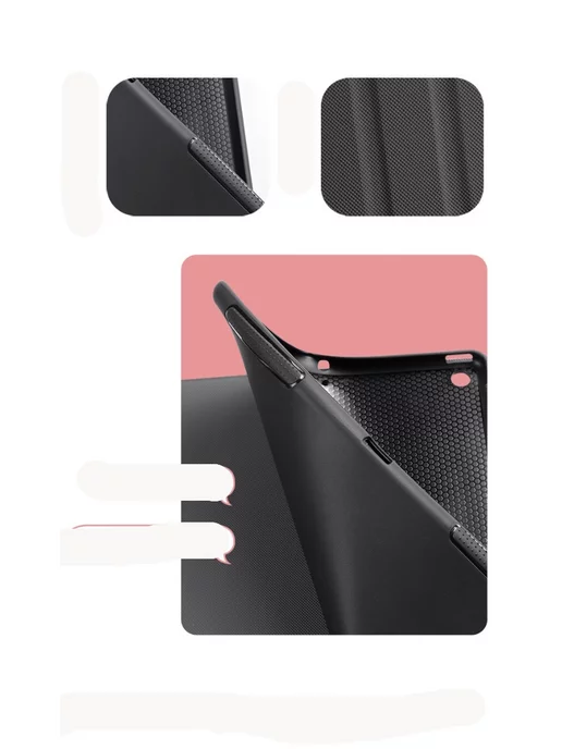 MyPads Чехол для планшета Xiaomi Mi Pad 4 Plus, черный, фото 4