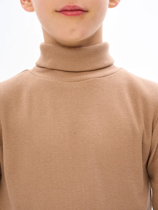 KARE Водолазка для мальчика и девочки детская школьная в рубчик, синий, фото 4