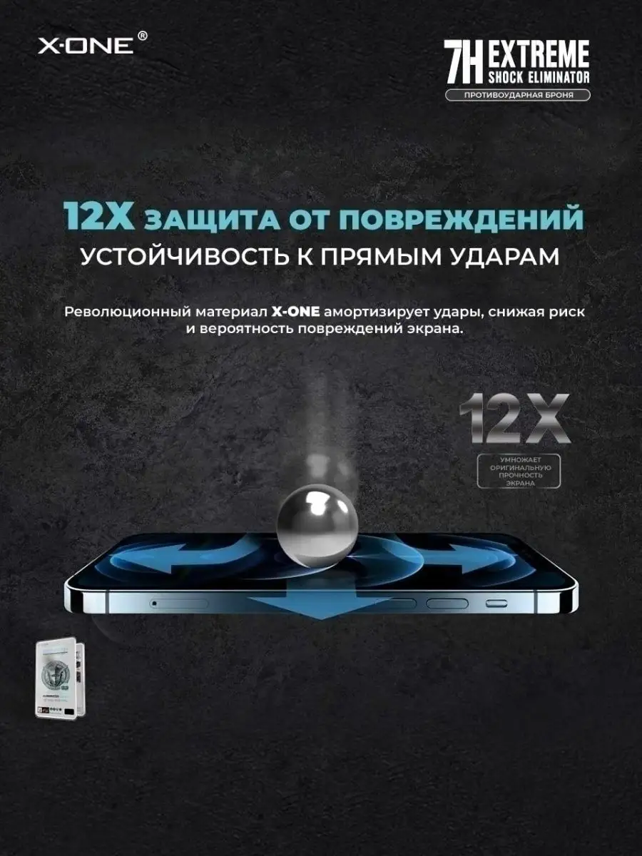 Бронепленка iPhone 12 Pro Max Защитная пленка Айфон X-ONE 20872283 купить  за 1 196 ₽ в интернет-магазине Wildberries