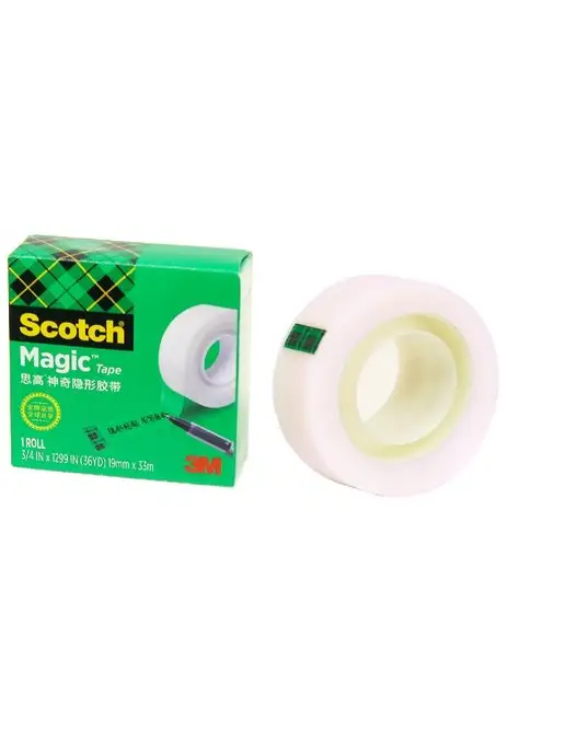 Scotch Лента невидимая скотч 19мм х 33м, 33 м, фото 4
