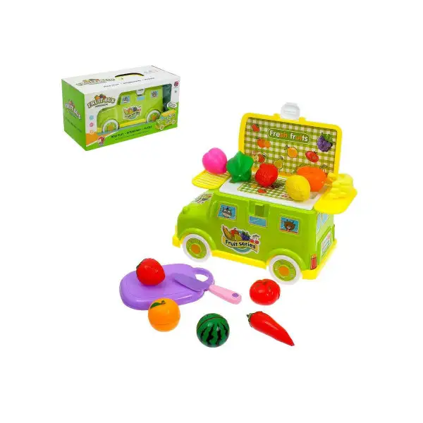 Игровой набор "Фруктовая лавка", в машинке