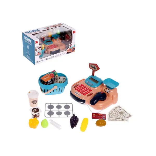 Игровой набор касса-калькулятор "Минишоп" с аксессуарами