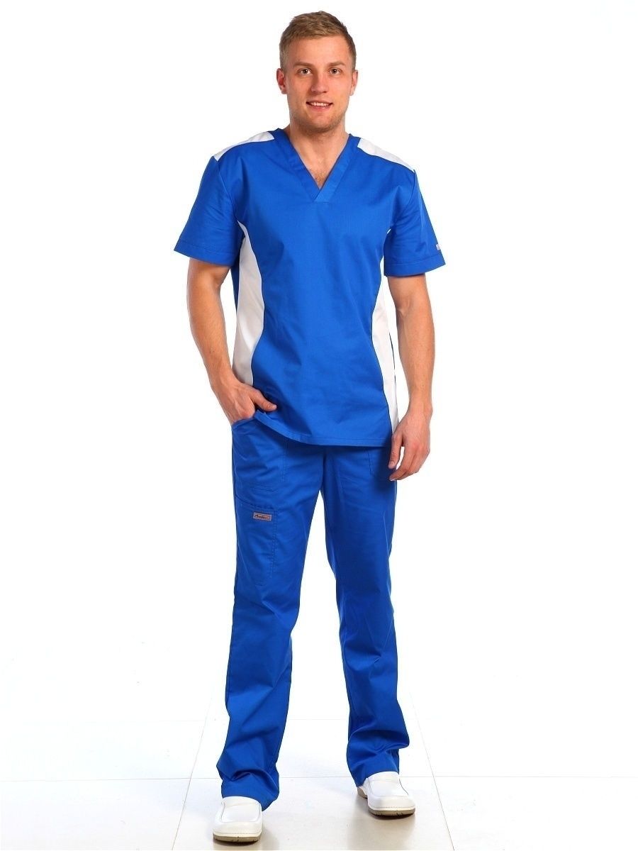 Костюм медицинский мужской. Синий медицинский костюм. Медицинский костюм летний мужской. Медицинский костюм мужской голубого цвета.
