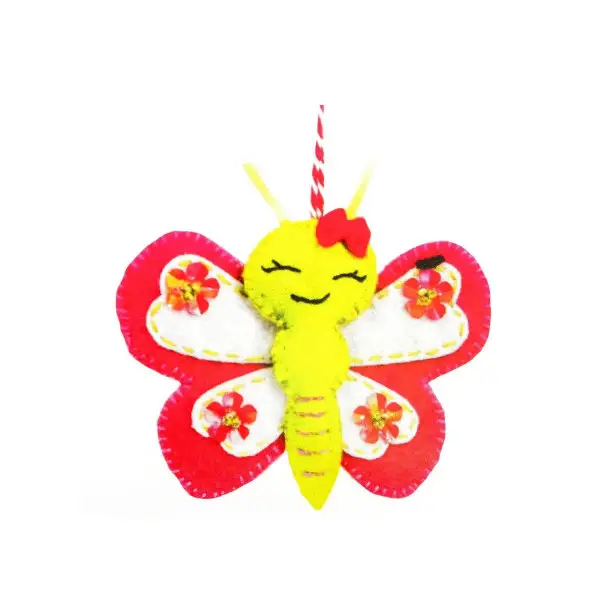 Набор для создания подвески из фетра "Бабочка"