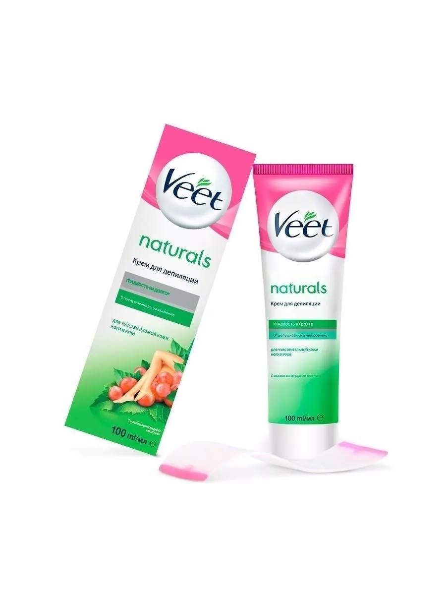 Крем для депиляции для чувствительной кожи, 100мл VEET 20995214 купить за  474 ₽ в интернет-магазине Wildberries