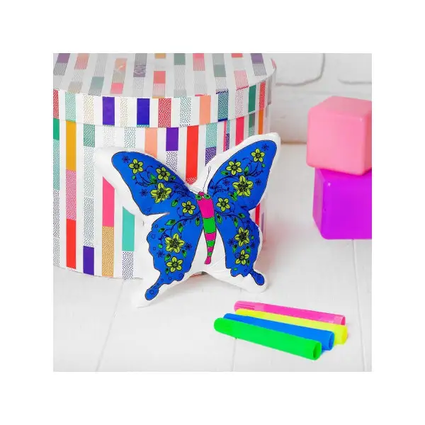 Игрушка-раскраска "Бабочка" (без маркеров) в пакете