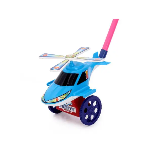 Каталка на палке "Вертолетик"