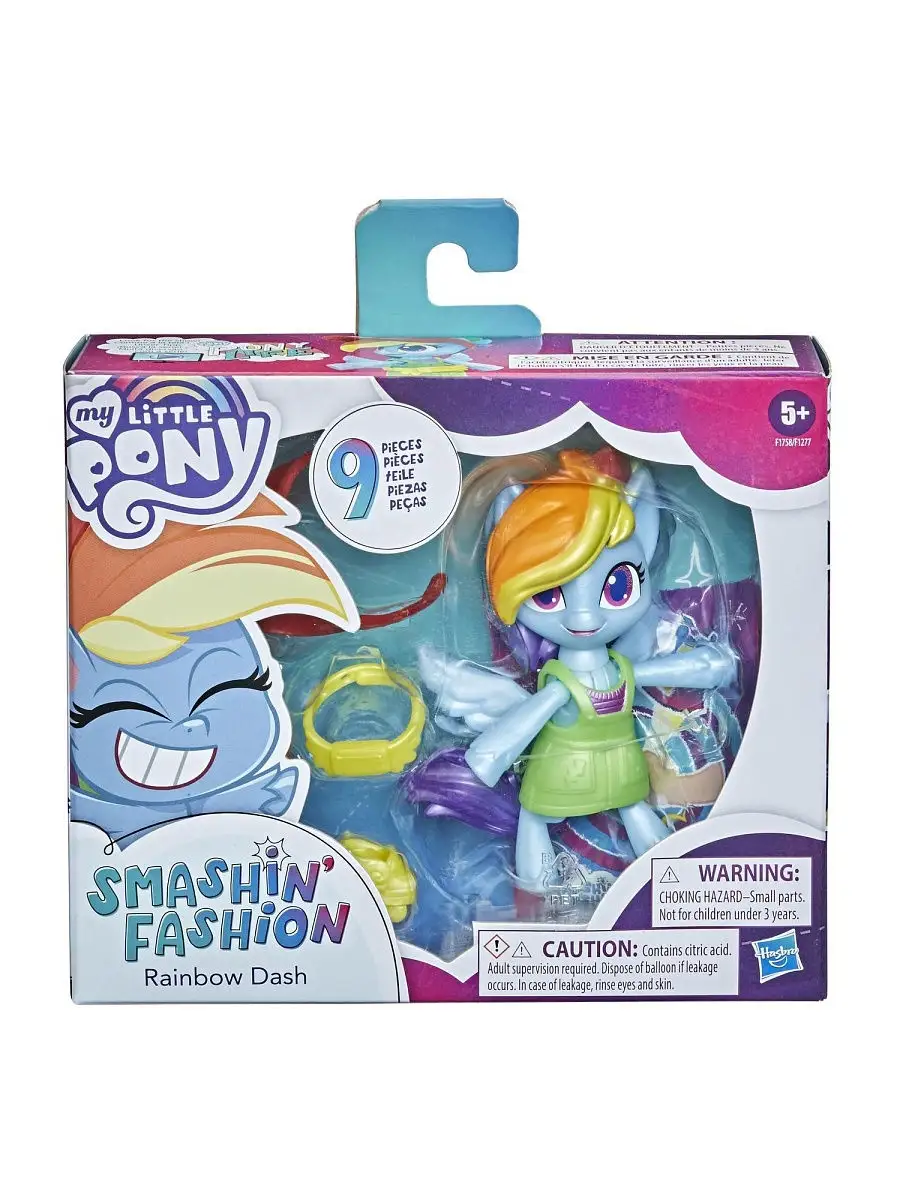 Набор игровой Май Литтл Пони Взрывная модница в ассортименте MY LITTLE PONY  F1277 My Little Pony 21018411 купить в интернет-магазине Wildberries