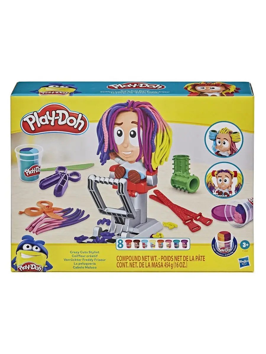 Набор пластилина Сумасшедшие прически Play-Doh
