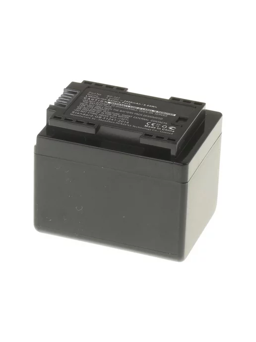 iBatt Аккумуляторная батарея 2400mAh для Canon LEGRIA HF R36, 2400 мАч, фото 4