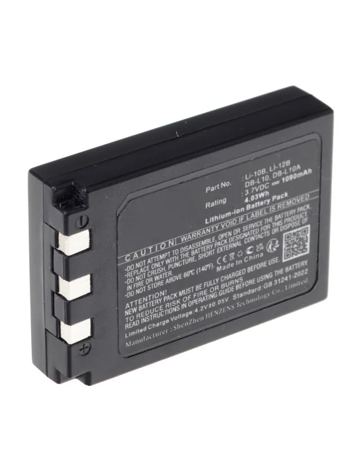 iBatt Аккумуляторная батарея 1090mAh для Olympus FE-200, 1090 мАч, фото 5