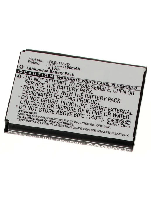 iBatt Аккумуляторная батарея 1100mAh для фотокамер Samsung NV40, 1100 мАч, фото 5