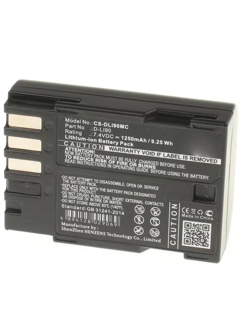 iBatt Аккумуляторная батарея 1250mAh для фотокамер Pentax K01, 1250 мАч, фото 2