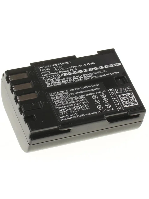 iBatt Аккумуляторная батарея 1250mAh для фотокамер Pentax K01, 1250 мАч, фото 5