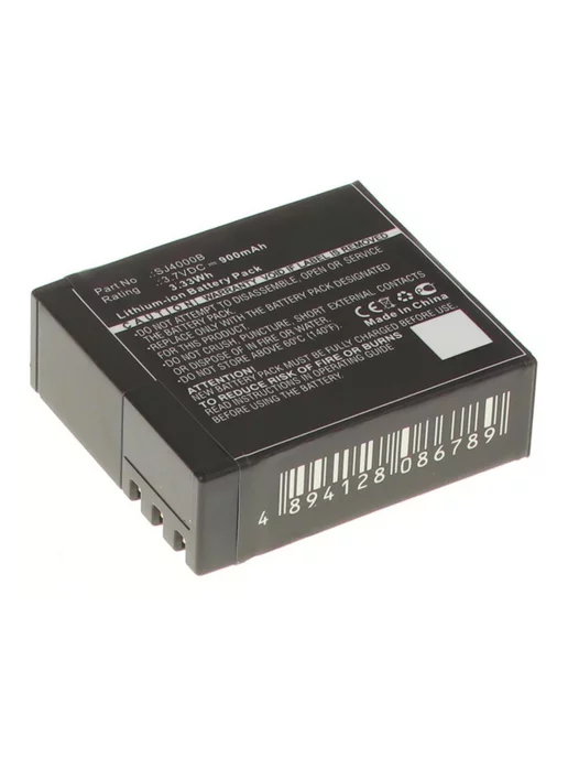 iBatt Аккумуляторная батарея 900mAh для SJCAM SJ4000, 900 мАч