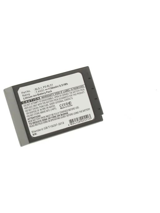 iBatt Аккумуляторная батарея 1150mAh для фотокамер Olympus E-400, 1150 мАч, фото 3