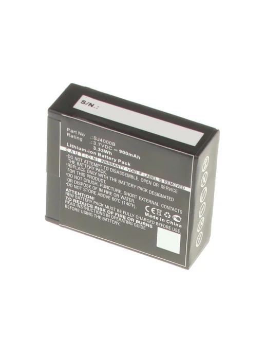 iBatt Батарея 900mAh для SJCAM SJ4000, 900 мАч, фото 6