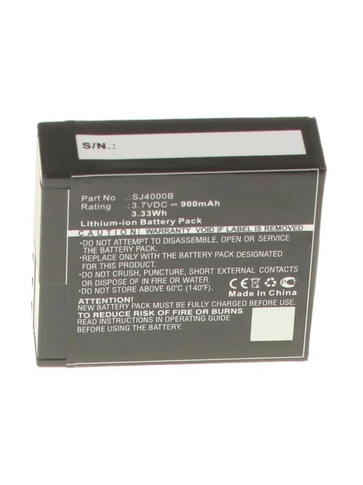 iBatt Батарея 900mAh для SJCAM SJ4000, 900 мАч, фото 7