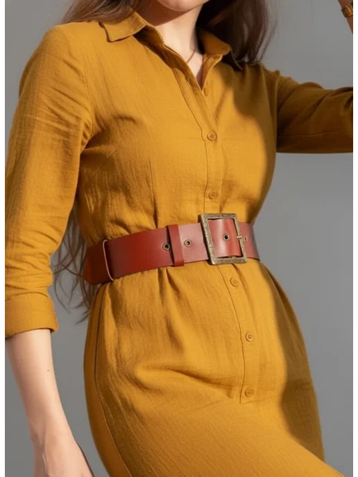 стильный женский ремень крупным планом