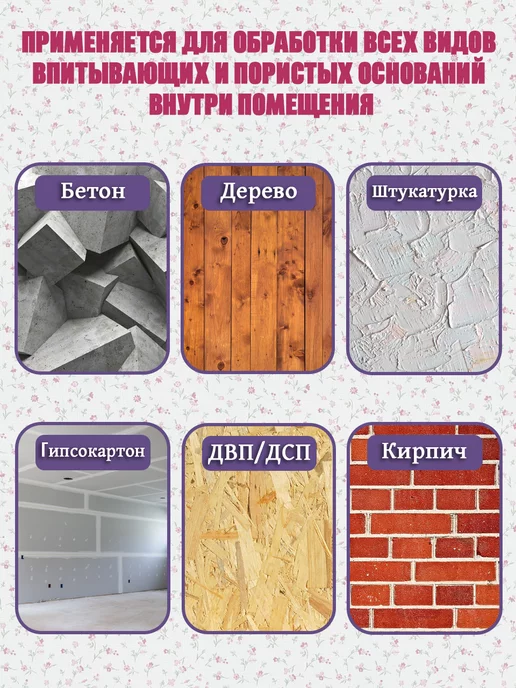 ВТеме Акриловая грунтовка под обои для стен и потолков 2,5кг, 2,5 кг, фото 3