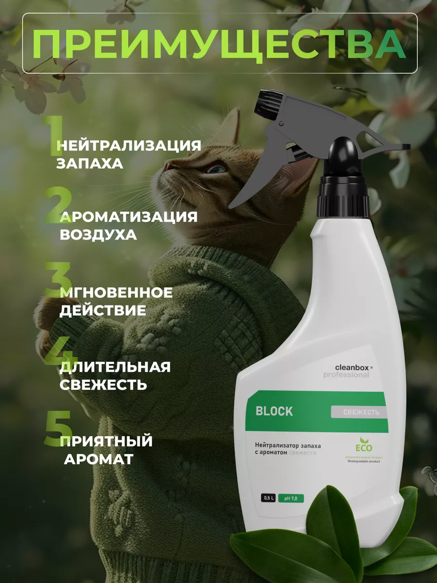 Средство от запаха кошачьей мочи Odor-Off Cat