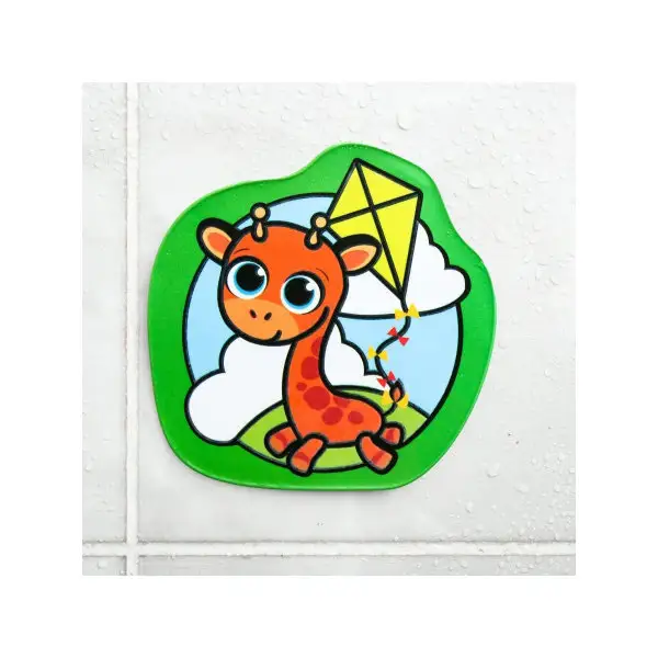 Наклейка для игры в ванной "Жирафик"