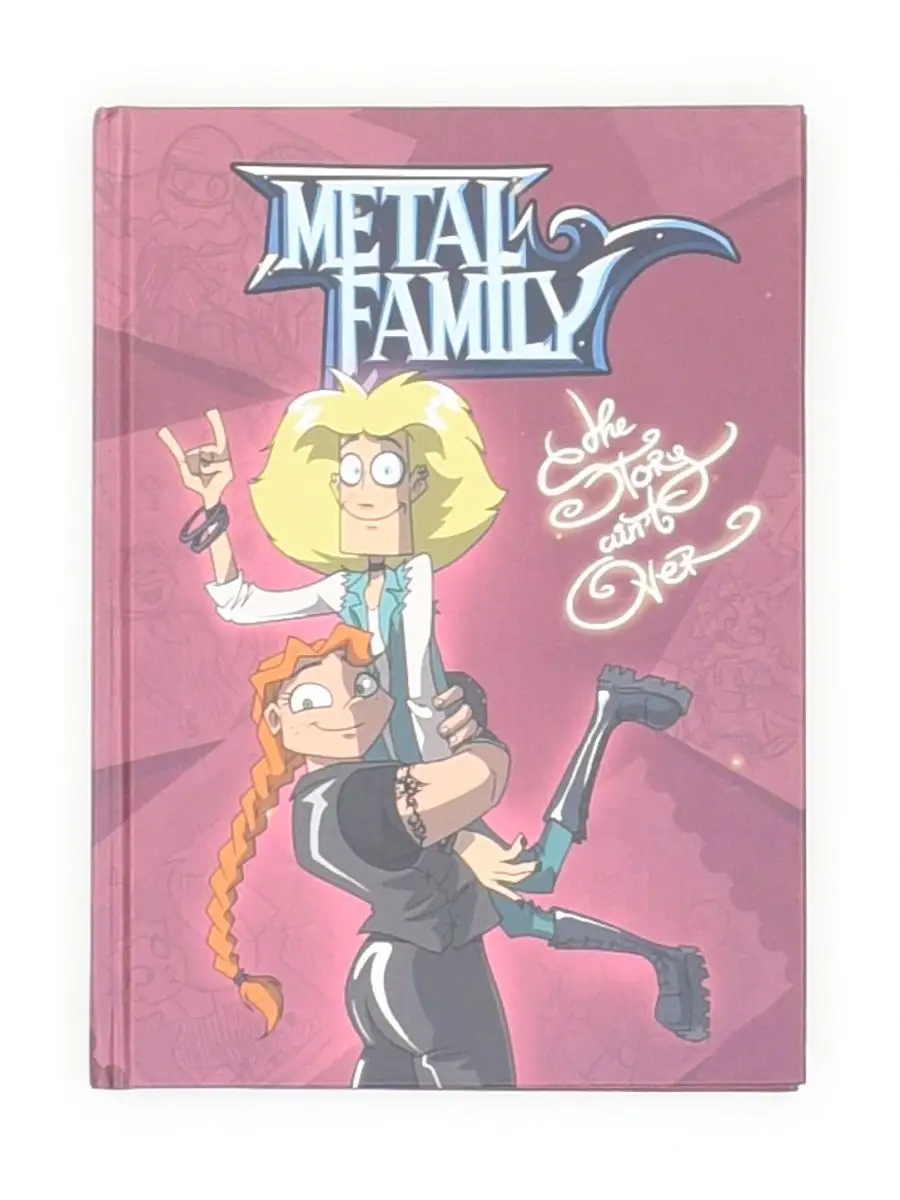 Блокнот в твёрдом переплёте “Metal Family. Вики и Глэм” Издательство  Комильфо 21067864 купить в интернет-магазине Wildberries