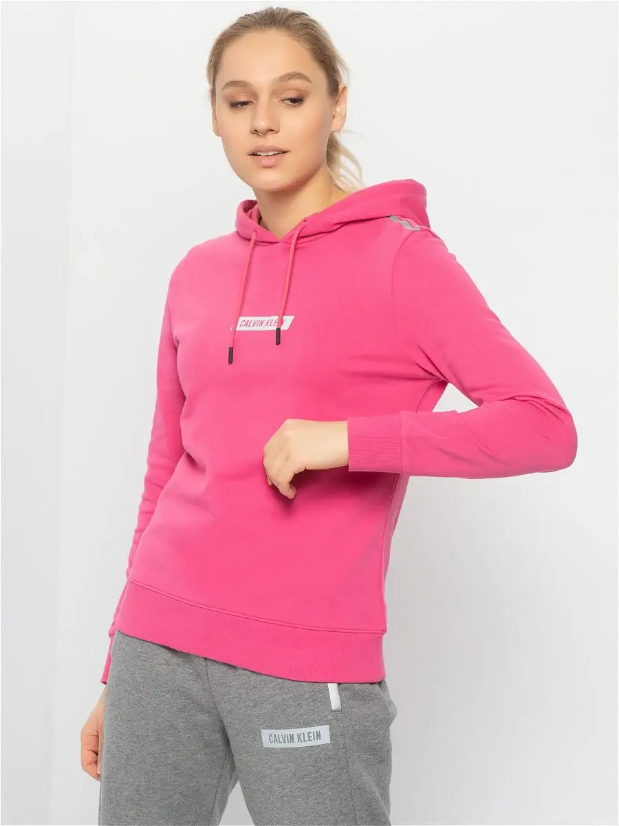 Calvin klein pink fleece jacket best sale