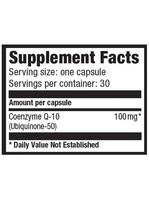 Ultimate Nutrition Витамины Коэнзим Ку-10, 30 капсул, вариант, фото 4