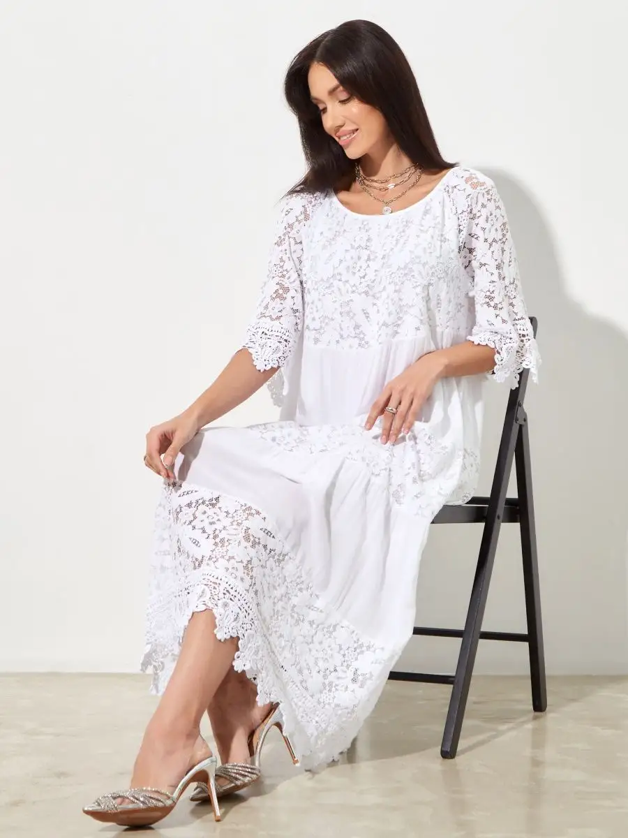 Белое кружевное — платье №1 в летнем гардеробе