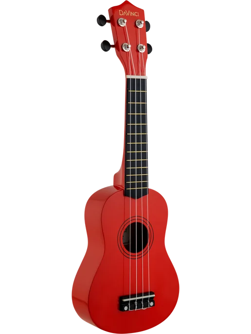 DaVinci Укулеле сопрано VINS 10OR, красный