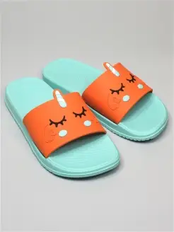 Шлепанцы детские резиновые Единорог