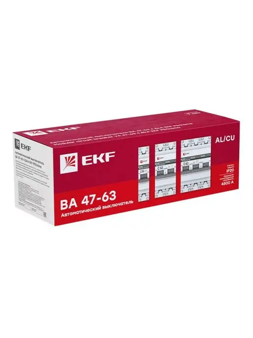 EKF Автоматический выключатель 25А ВА 47-63, серый, фото 7